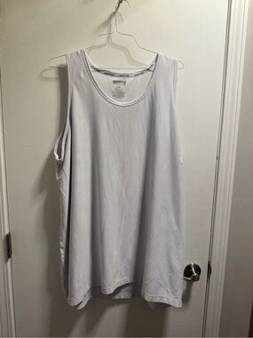 * Men’s White Duluth Tank Top